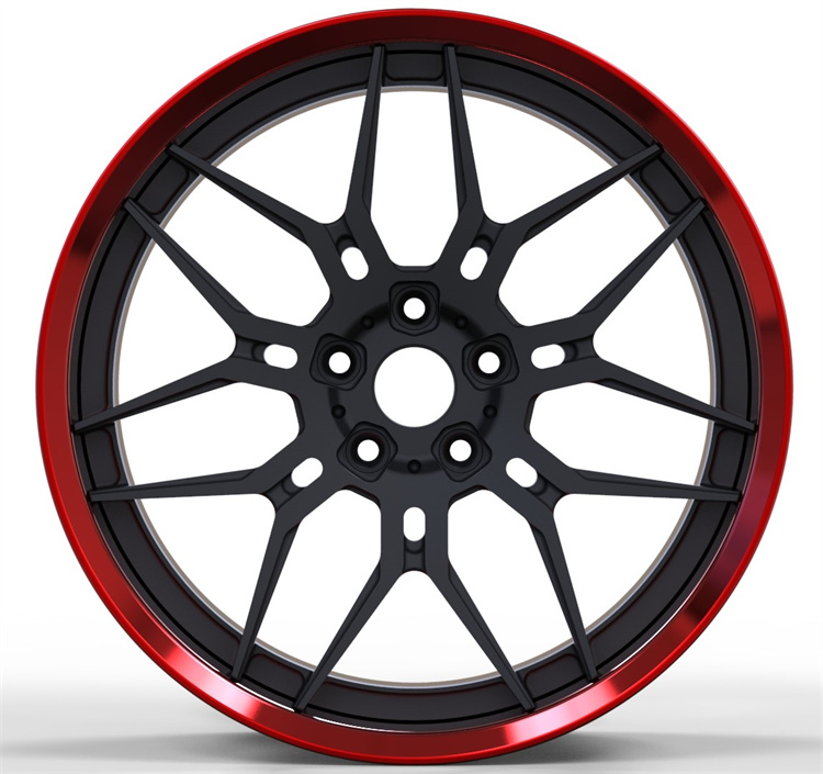 Custom 5X112 5X114.3 5X120 18 19 20 21 22 Inch Forged Wheels for 2 pieces